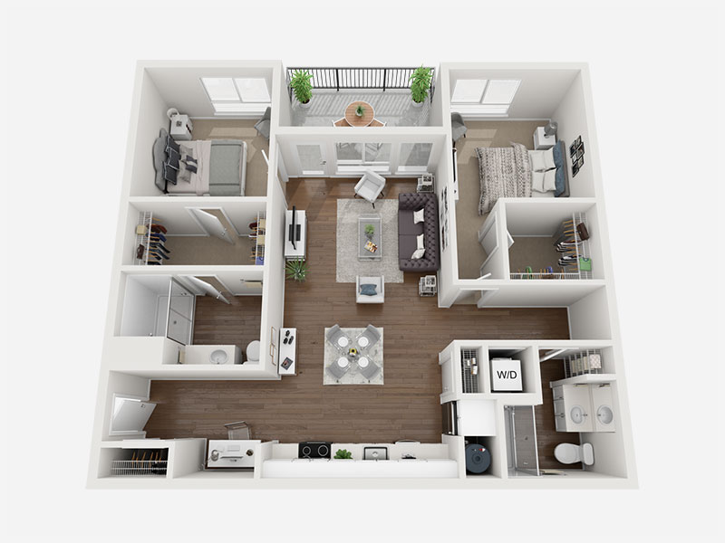 Cosmic 3D Floor plan rendering