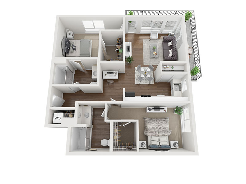 Granny Smith 3D Floor plan rendering